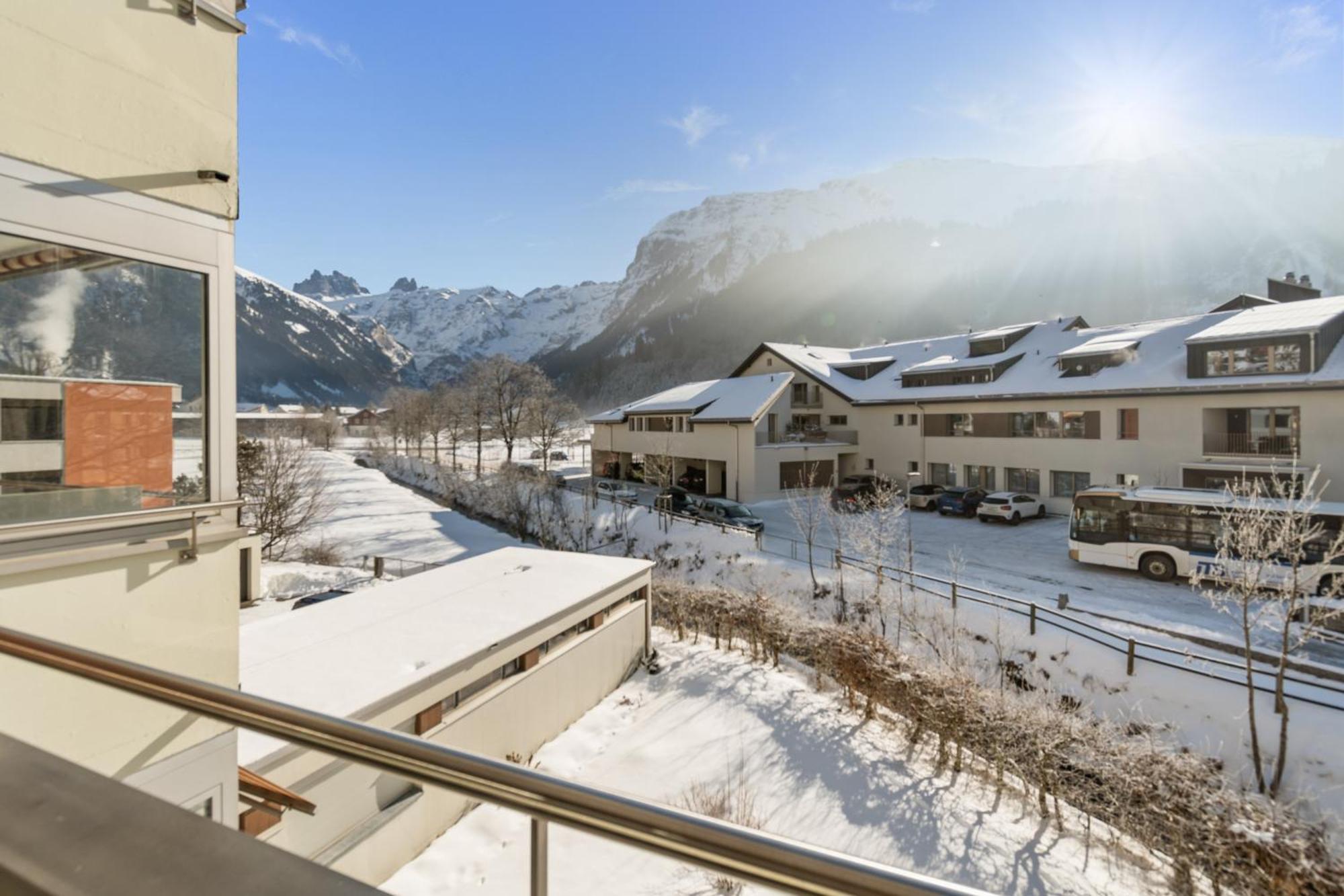 Studio Mit Bergblick Titlis, Luzern, Pilatus, See Engelberg Exterior foto
